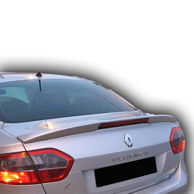 Renault Fluence Uyumlu Yedek Parça Işıklı Kalın Spoiler Boyasız