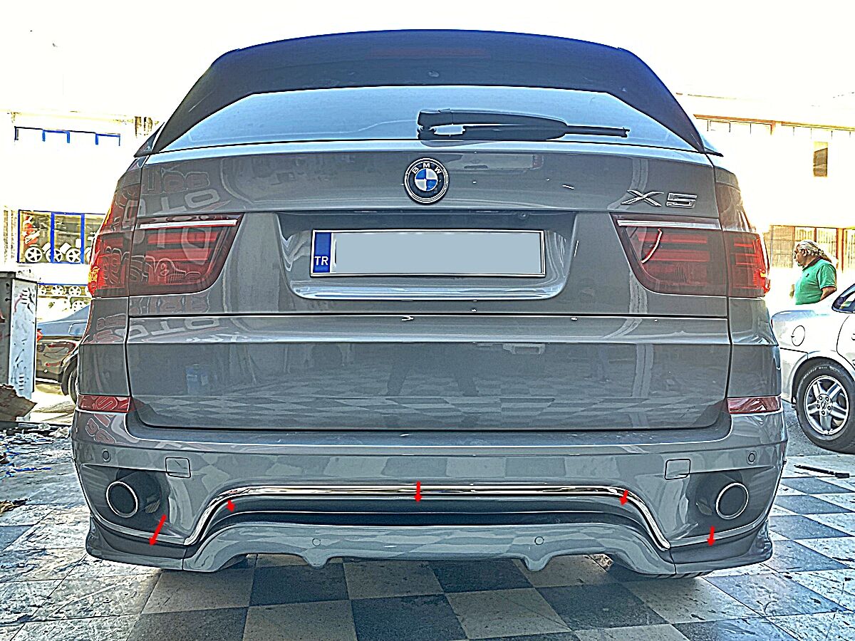 Bmw X5 E70 2007-2013 Arka Tampon Eki 3 Parça