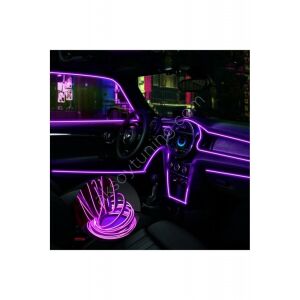 Araç İçi Neon Aydınlatma Mor 1 Metre
