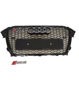 Audi A4 RS4 2012-2016 Uyumlu Yedek Parça Komple Siyah Panjur