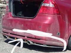 Chevrolet Aveo Sedan Arka Tampon Eki