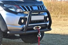 Nissan Navara 2006+ Off Road Ön Tampon Koruma Demiri Siyah Face Off AQM4WD