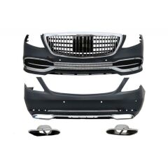 Mercedes W222 S Serisi 2014-2020 Uyumlu MayBach Body Kit (Maybach Far Ve Stop Dahil)