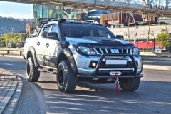 Mitsubishi L200 2007+ Off Road Ön Tampon Koruma Demiri Siyah Face Off AQM4WD