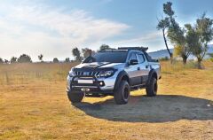 Mitsubishi L200 2007+ Off Road Ön Tampon Koruma Demiri Siyah Face Off AQM4WD