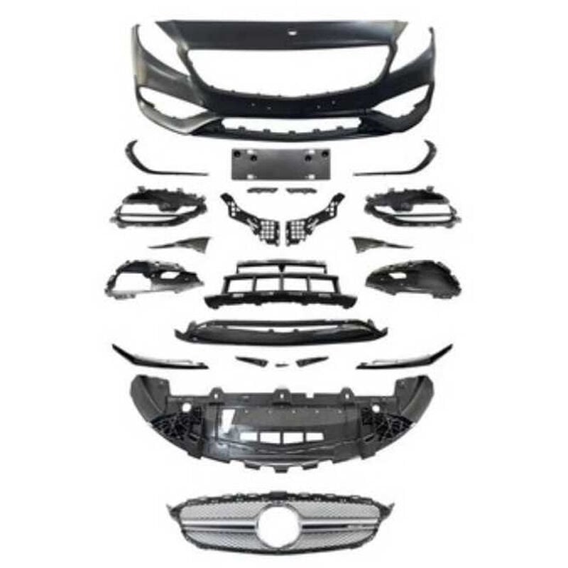 Mercedes W176 A45 Uyumlu Ön Tampon & Panjur (2013 2018 )