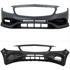 Mercedes W176 A45 Uyumlu Ön Tampon & Panjur (2013 2018 )