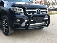 Mercedes X-Class 2017+ Uyumlu Off Road Ön Tampon Koruma Demiri Siyah Face Off AQM4WD