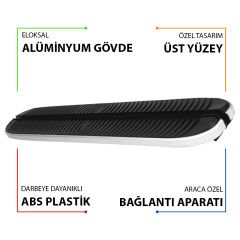 Porsche Cayenne 2003-2010 Uyumlu Yan Basamak 193 Cm Tayga