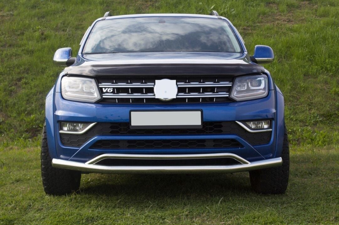 Ford Ranger 2006+ Off Road Ön Tampon Koruma Demiri Krom (Çiftli Bıyık) AQM4WD