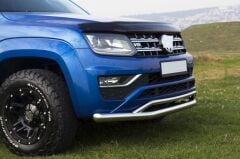 Ford Ranger 2006+ Off Road Ön Tampon Koruma Demiri Krom (Çiftli Bıyık) AQM4WD