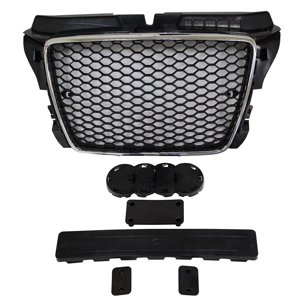 Audi A3 RS3 2008-2013 Uyumlu Yedek Parça  Kormlu Siyah Panjur