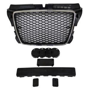 Audi A3 RS3 2008-2013 Uyumlu Yedek Parça  Kormlu Siyah Panjur