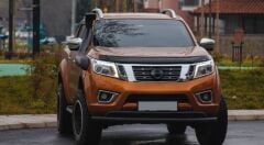 Nissan Navara 2006+ Off Road Ön Tampon Koruma Demiri Siyah (Çiftli Bıyık) AQM4WD