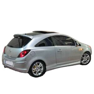 Opel Corsa D 2 Tek Kapı Uyumlu Yedek Parça Spoiler Boyalı Fiber