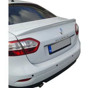 Renault Fluence Uyumlu Yedek Parça Spoiler Boyalı Fiber