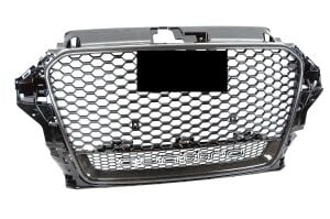 Audi A3 RS3 2012-2016 Uyumlu Yedek Parça Carbon Görünümlü Panjur