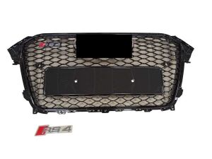 Audi A4 RS4 2012-2015  Uyumlu Yedek Parça Komple Siyah Panjur