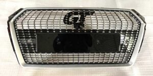 Audi A4 2016-2019  Uyumlu Yedek Parça Panjur Diamond Gri Çerçeve