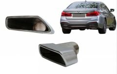 Bmw 5 Serisi G30 M-TECH Egzoz Seti Silver