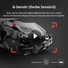 Vrpro 10 Inç IPS Dokunmatik Ekran Full Hd Dikiz Ayna Araç Kamerası