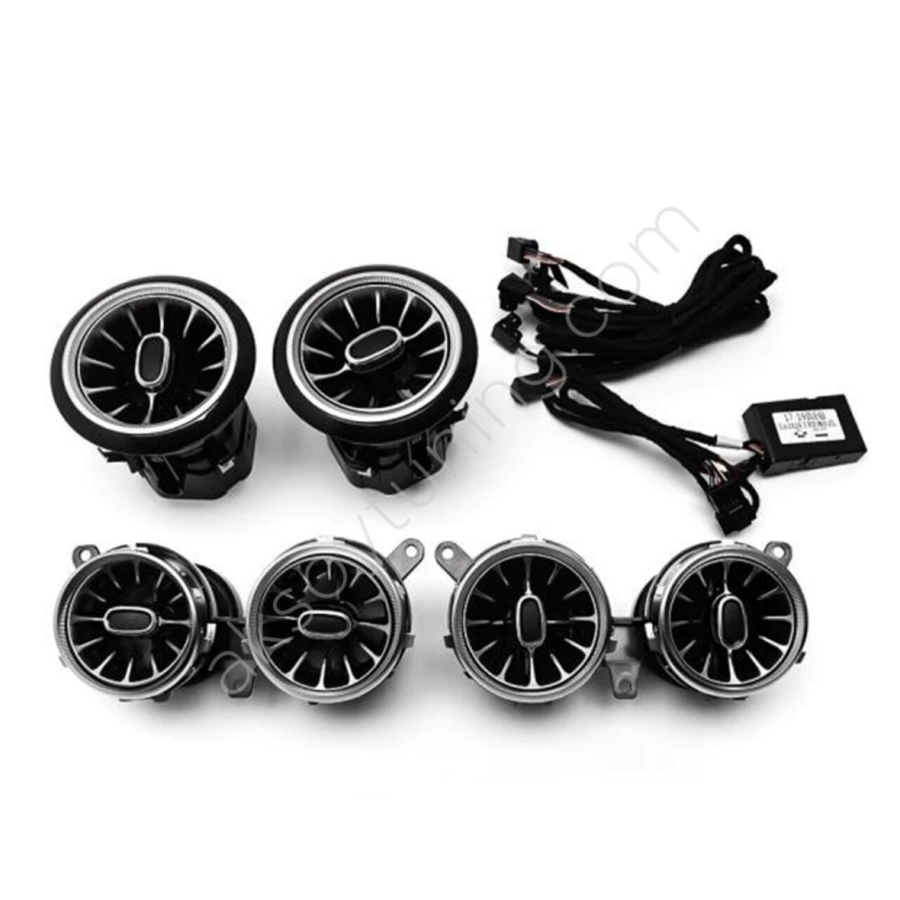 Mercedes E-Serisi W213 2016-2017 Uyumlu Yedek Parça 64 Renk Ön Havalandırma Ambiyans