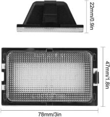 Land Rover Discovery 3 LR3 (L319) 2005-2009 Oem Plaka Ledi