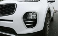 Kia Sportage 2016-2019 Ön Sis Kaplaması Büyük Model Nikelaj