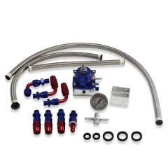 Universal Ayarlanabilir Yakıt Basınç Regülatörü Yağ 160psi Ölçer