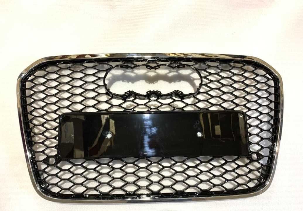 Audi A6 2012-2015 Panjur S6 Krom/Nikelaj Çerçeve