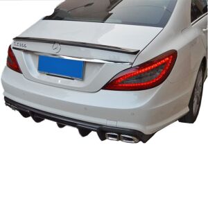 Mercedes W218 Uyumlu Yedek Parça Cls Spoiler Boyalı Fiber