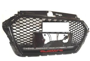 Audi A3 RS3 2016-2020 Quattro Uyumlu Yedek Parça Komple Siyah Panjur