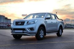 Nissan Navara 2006+ Off Road Saclı Ön Koruma Ön Tampon Koruma Demiri Krom GloPlus AQM4WD