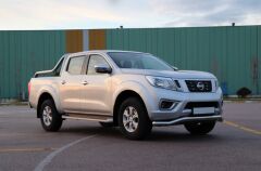 Nissan Navara 2006+ Off Road Saclı Ön Koruma Ön Tampon Koruma Demiri Krom GloPlus AQM4WD