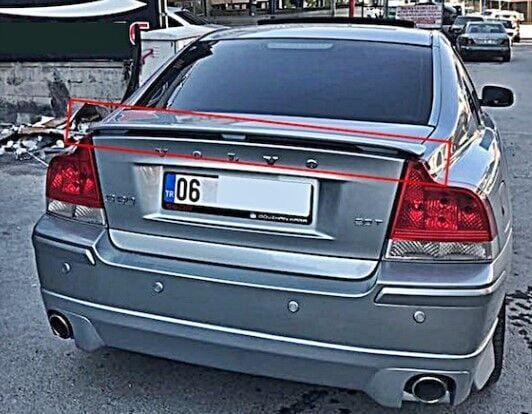 Volvo S60 R Design Uyumlu Yedek Parça Spoiler