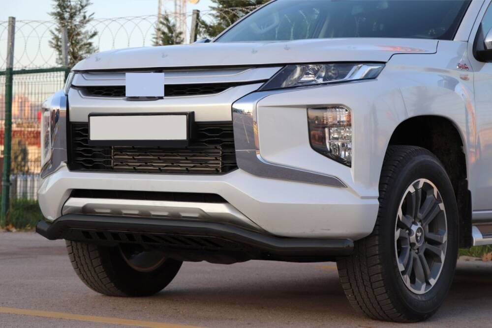 Isuzu D-Max 2006+ Off Road Saclı Ön Koruma Ön Tampon Koruma Demiri Siyah GloPlus AQM4WD