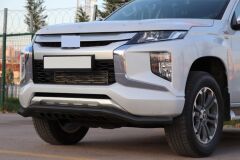 Nissan Navara 2006+ Off Road Saclı Ön Koruma Ön Tampon Koruma Demiri Siyah GloPlus AQM4WD