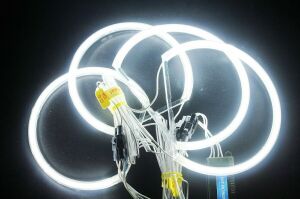 Bmw E46 Uyumlu Yedek Parça Beyaz Far İçi Angel Led Halka