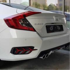 Honda Civic Fc5 2016-2020 Difüzör Silver