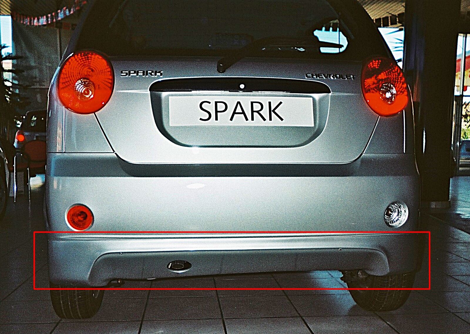 Chevrolet Spark Arka Tampon Eki
