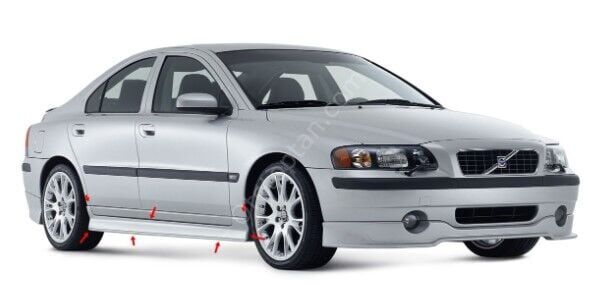 Volvo S60 Uyumlu Yedek Parça Yan Marşpiyel