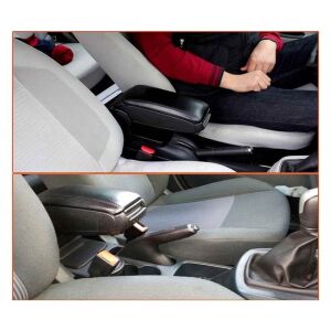 Niken Volkswagen Golf 5 - Jetta 2007+ Uyumlu Yedek Parça Araca Özel Kol Dayama Siyah