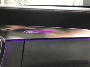 Mercedes W205 C - GLC Uyumlu Yedek Parça Göğüslük Ambiyans Aydınlatma AMG Yazılı 32 ve 64 Renk