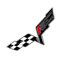 Chevrolet Corvette Uyumlu Yedek Parça F1 Metal Bagaj Logosu
