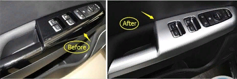 Kia Sportage 2016-2019 Uyumlu Yedek Parça Kapı Kolçak Kaplaması Silver