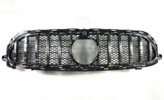 Mercedes W213 E Serisi 2020+ Uyumlu Gtr Panjur Silver- Telli Versiyon (Mesh Style)