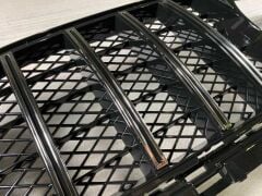 Mercedes W213 E Serisi 2020+ Uyumlu Gtr Panjur Silver- Telli Versiyon (Mesh Style)