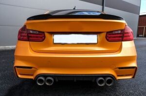 Bmw 3 Serisi 2012-2018 F30 Uyumlu Yedek Parça M4 Spoiler Parlak Siyah