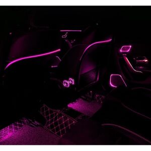 Mercedes A W177 / C W118 Uyumlu Yedek Parça Ön Koltuk 64 Renk Ambiyans