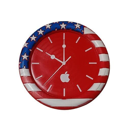 Üniversal Kaydırmaz Ped Amerikan Bayrağı Saat